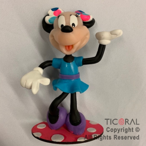 ADORNO MINNIE TURQUESA A. PORCELANA FRIA x 1